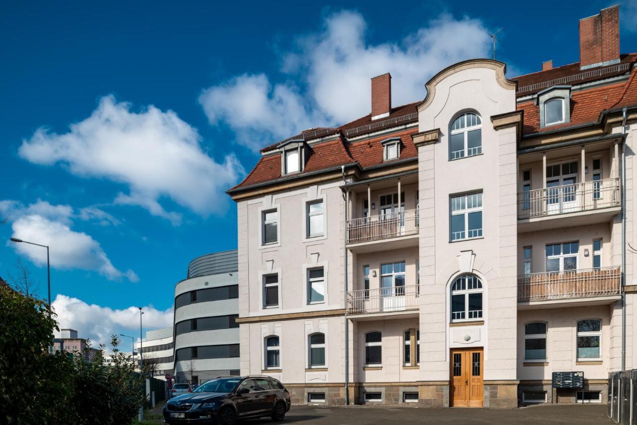 Buntes Retro Apartment II Leipzig Exterior foto